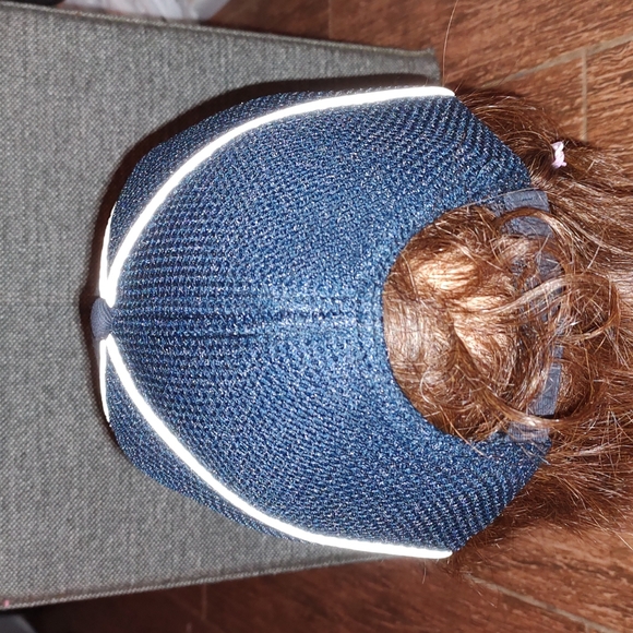 Ziegler CAT Embroidered Logo Navy Blue Adjustable Cap Hat - Picture 5 of 8